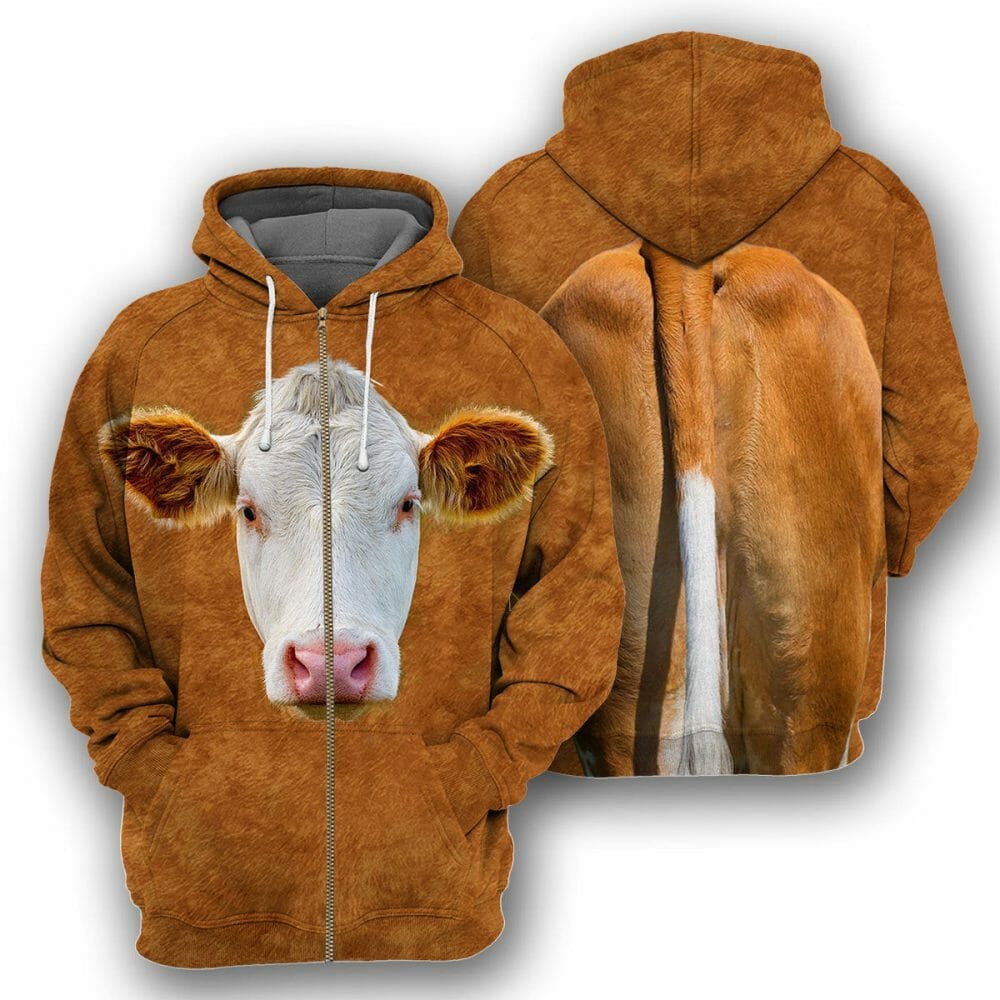 Hereford Cattle - 3D All Over Printed Shirt Tshirt Hoodie Apparel