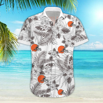 Cleveland Browns Hawaiian Shirt, Hwaiian For Gift