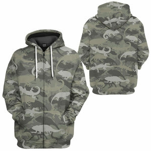 3D Lizard Camo Custom Tshirt Hoodie Apparel