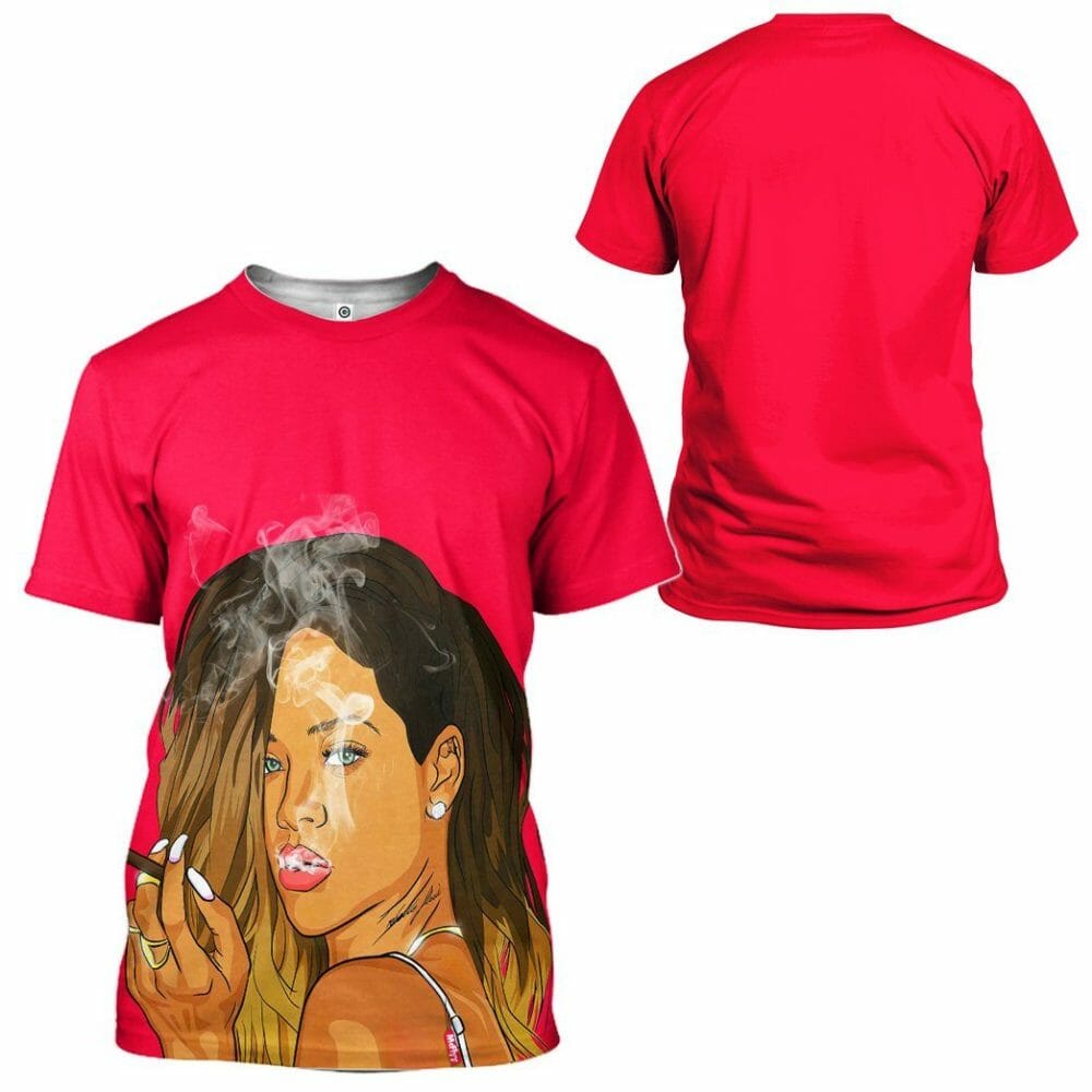 Éadaí Cochaillín Tléine Saincheaptha 3D Rihanna
