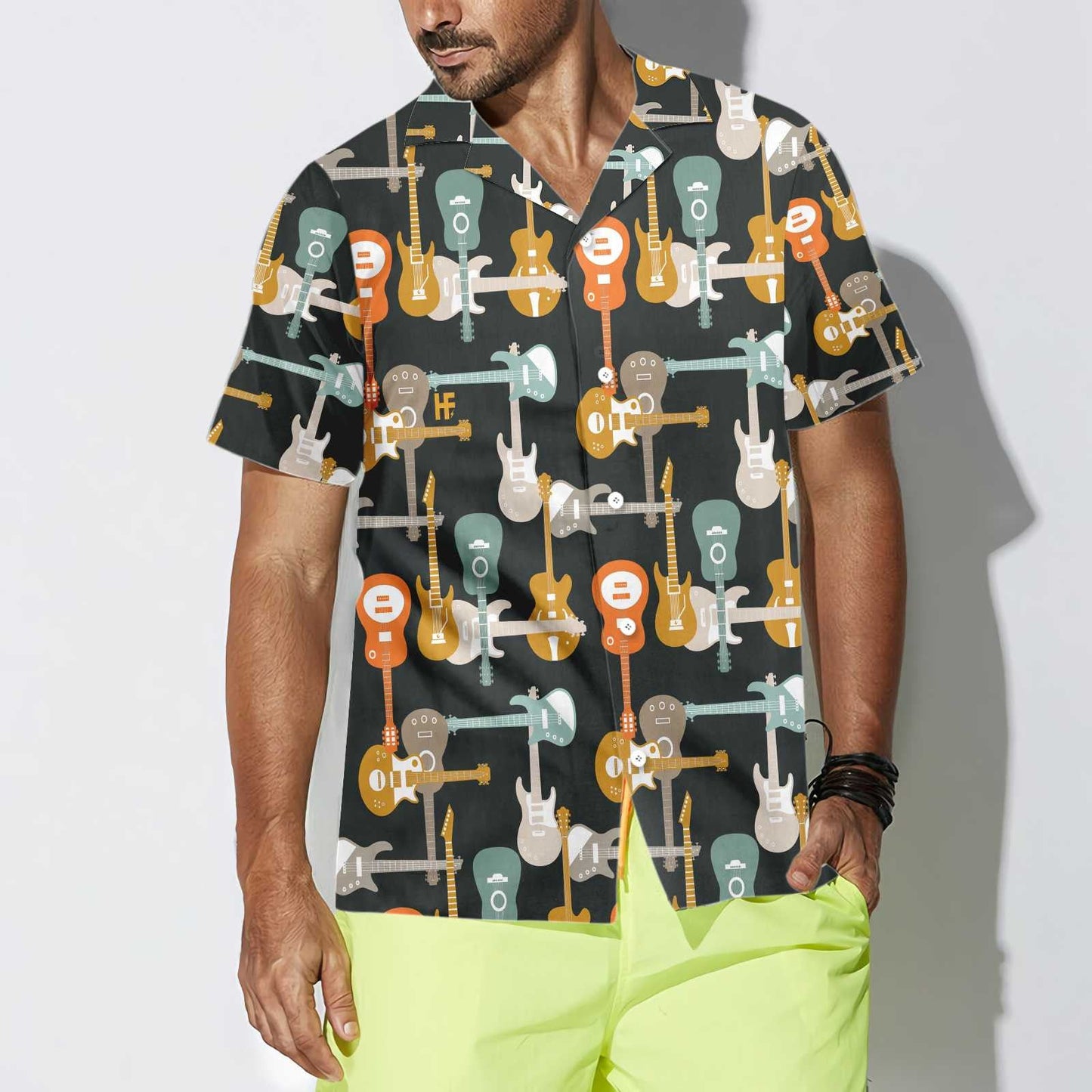The Collection Of Electric Guitars Hawaiian Shirt,Hawaiian Shirt Gift, Christmas Gift