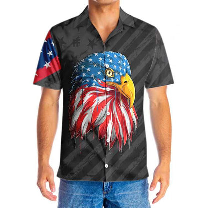 Symbol Of Power The American Eagle Bird Hawaiian Shirt, Hawaiian Shirt Gift, Christmas Gift