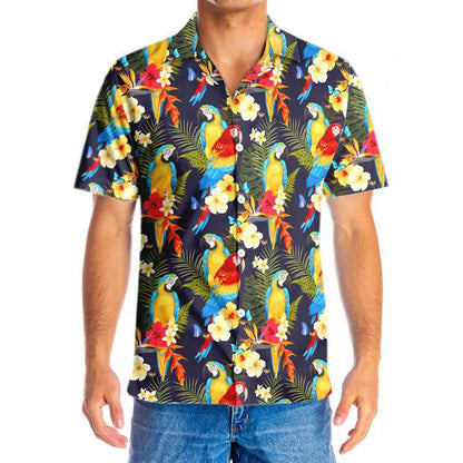 Léine Haváís Bláth Geal Agus Parrot, haváís le haghaidh bronntanais