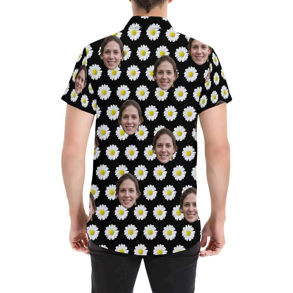 Bláthanna Nóinín ar Ghrianghraf Dubh Léine Haváís Saincheaptha, Bronntanas Léine Haváí, Bronntanas Nollag