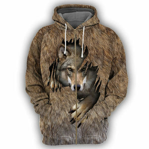 Wolf - 3D All Over Printed Shirt Tshirt Hoodie Apparel