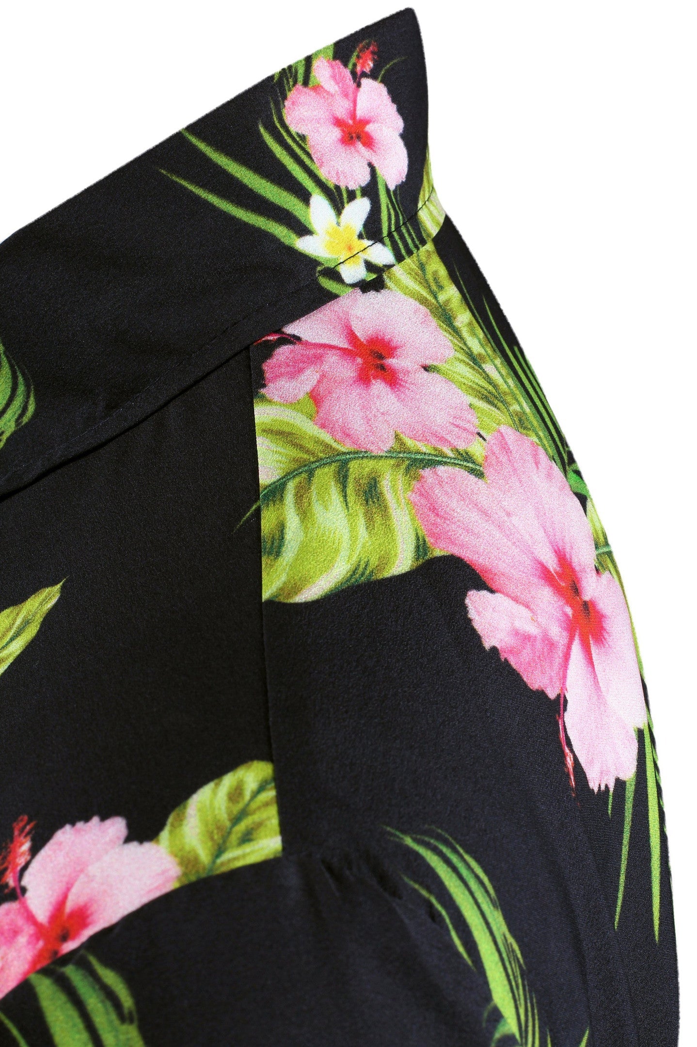 Bouquet Of Hibiscus And Palm Leaves Tropical Hawaiian Shirt, Hawaiian Shirt Gift, Christmas Gift