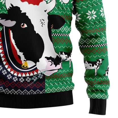 Funny Cow Ugly Christmas Sweater,Christmas Ugly Sweater,Christmas Gift,Gift Christmas 2024