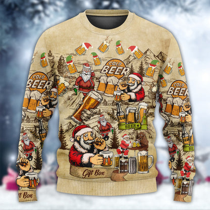 Christmas Merry Xmas Love Beer Ugly Christmas Sweater, Christmas Gift, Gift Christmas 2024