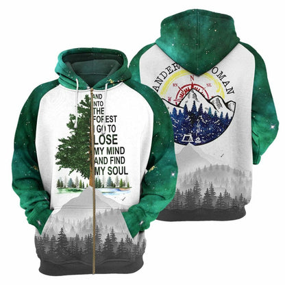 Hiking Wander Woman - 3D All Over Printed Shirt Tshirt Hoodie Apparel