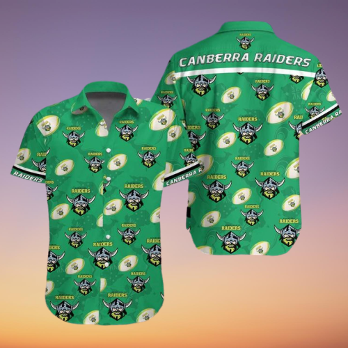 Canberra Raiders Hawaiian Shirt -Hawaiian Shirt Gift, Christmas Gift