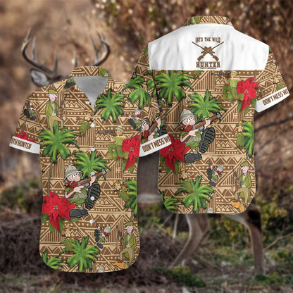 Ná praiseach le patrún treibhe Hunter Browm Léine Haváís, Bronntanas Léine Haváís, Bronntanas Nollag