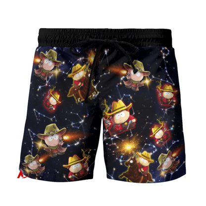 Eric Cartman Cowboy hawaiian shirt_Hawaiian Shirt Gift, Christmas Gift