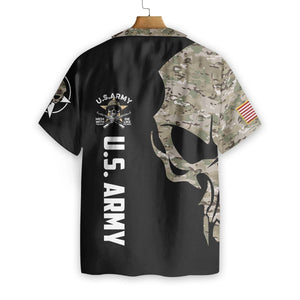 US Army 3D Personalized Pattern Hawaiian Shirt, Hwaiian For Gift