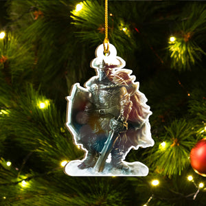 Viking Ornament Set, Viking Warrior Christmas Ornament Set, Merry Christmas Ornament Set Funny Family Gift Idea