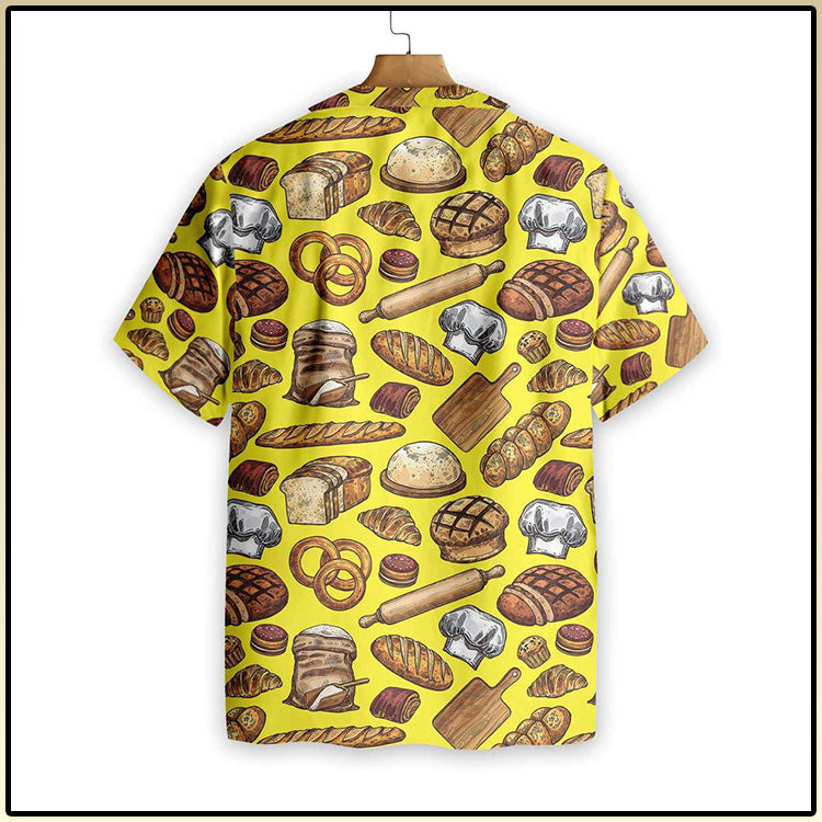 Bread And Pastry Food Hawaiian Shirt,Hawaiian Shirt Gift, Christmas Gift