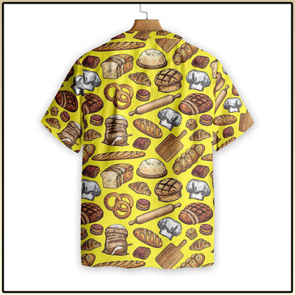 Bread And Pastry Food Hawaiian Shirt,Hawaiian Shirt Gift, Christmas Gift