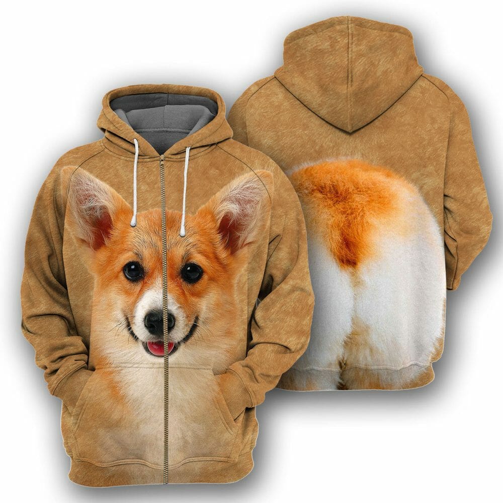 Corgi - Éadaí Cochaillín Tléine Clóbhuailte Léine 3D