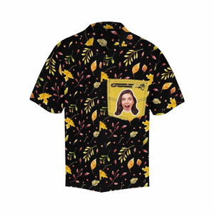 Custom Face My Treasure Men's All Over Print Hawaiian Shirt, Hawaiian Shirt Gift, Christmas Gift