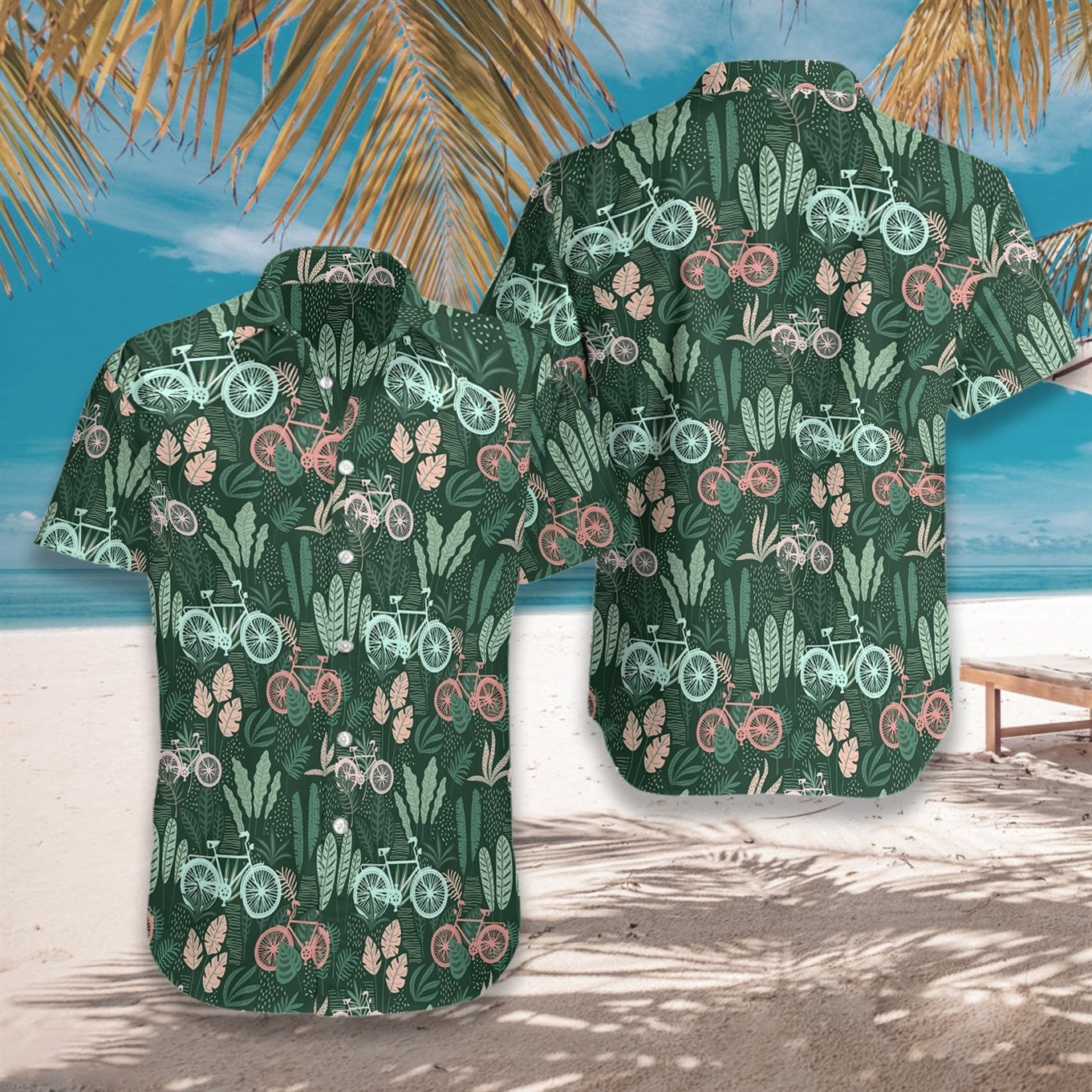 Rothaíocht Teochriosach ar Chúlra Glas Dearadh Léine Haváí, Bronntanas Léine Haváí, Bronntanas Nollag