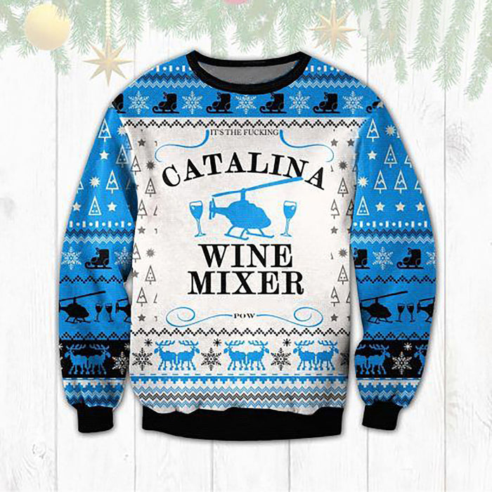 Catalina Wine Mixer Ugly Sweater Christmas, Christmas Ugly Sweater, Christmas Gift, Gift Christmas 2022