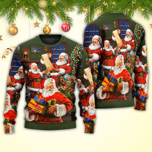 Christmas Santa Claus Gift For Xmas Art Style Ugly Christmas Sweater, Christmas Gift, Gift Christmas 2024