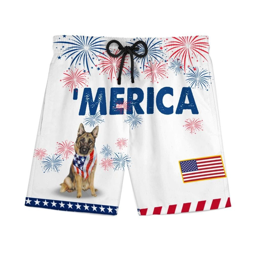 Aoire Gearmánach Bratach Mheiriceánach Dearg Agus Bán Léine Haváí Tine Ealaíne, Bronntanas Léine Haváíais, Bronntanas Nollag