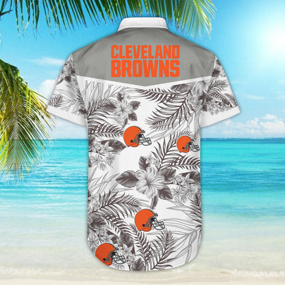 Cleveland Browns Hawaiian Shirt, Hwaiian For Gift