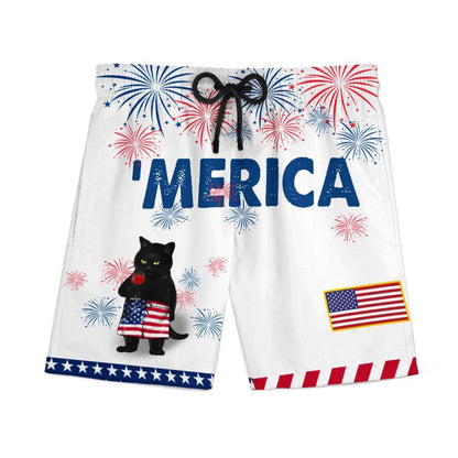 Black Cat Drink Wine Design Hawaiian Shirt, Hawaiian For Gift