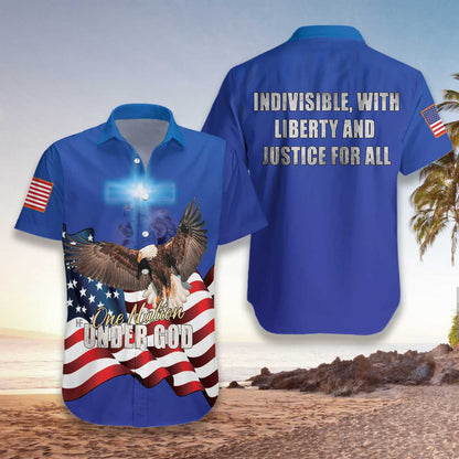 Flying Eagle Nation One Faoi Dhia Dearadh Léine Haváís, Bronntanas Léine Haváíais, Bronntanas Nollag