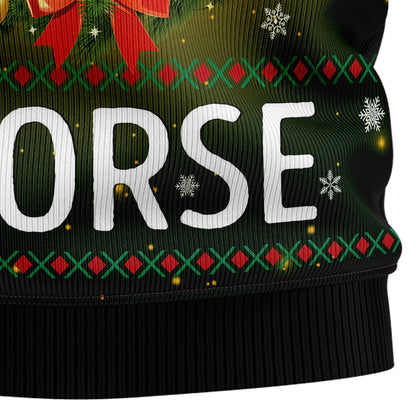 Horse All I Need For Christmas Ugly Christmas Sweater,Christmas Ugly Sweater,Christmas Gift,Gift Christmas 2024