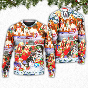 Dog Snowman Christmas Tree Merry Xmas Ugly Christmas Sweater, Christmas Gift, Gift Christmas 2024