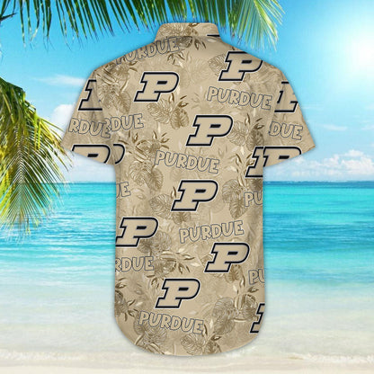 Déantóirí Coirí Purdue Aloha Shirt Léine Aloha Haváíais Léine Ghearr Trá Haváíais Shorts, Bronntanais Léine Haváíais, Bronntanas Nollag