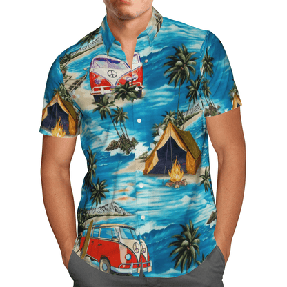 Dearadh Campála Nóiméad Shona Ag Léine Álainn Trá Haváís, Bronntanas Léine Haváíais, Bronntanas Nollag