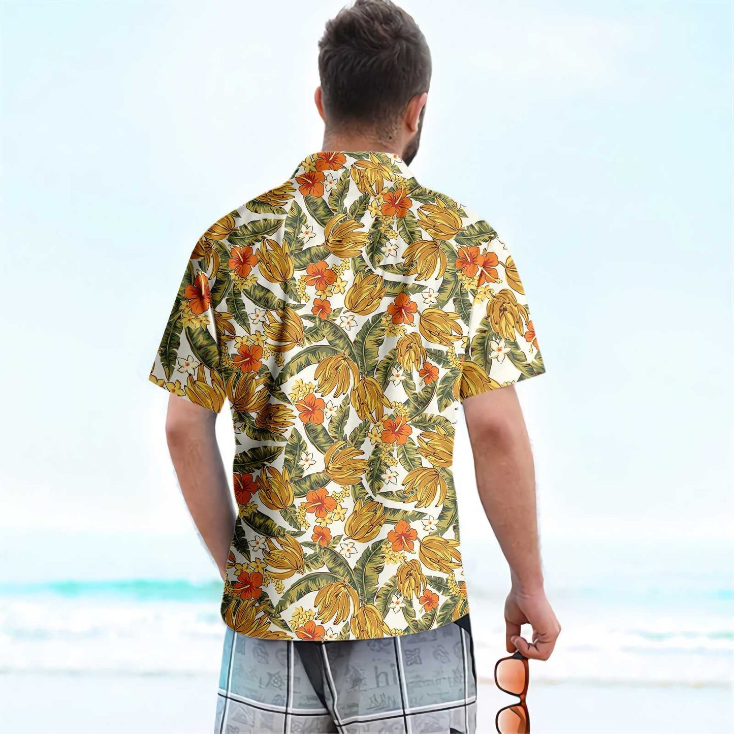 Léine Haváís Gléasra Banana Tropical an Earraigh, Bronntanas Léine Haváíais, Bronntanas Nollag