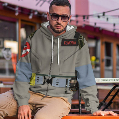 Ghostbusters 1984 Venkman Cosplay Custom Tshirt Hoodie Apparel