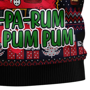 Let's Put The Rum-in-pa-rum Pum Pum Pum Ugly Christmas Sweater,Christmas Ugly Sweater,Christmas Gift,Gift Christmas 2024