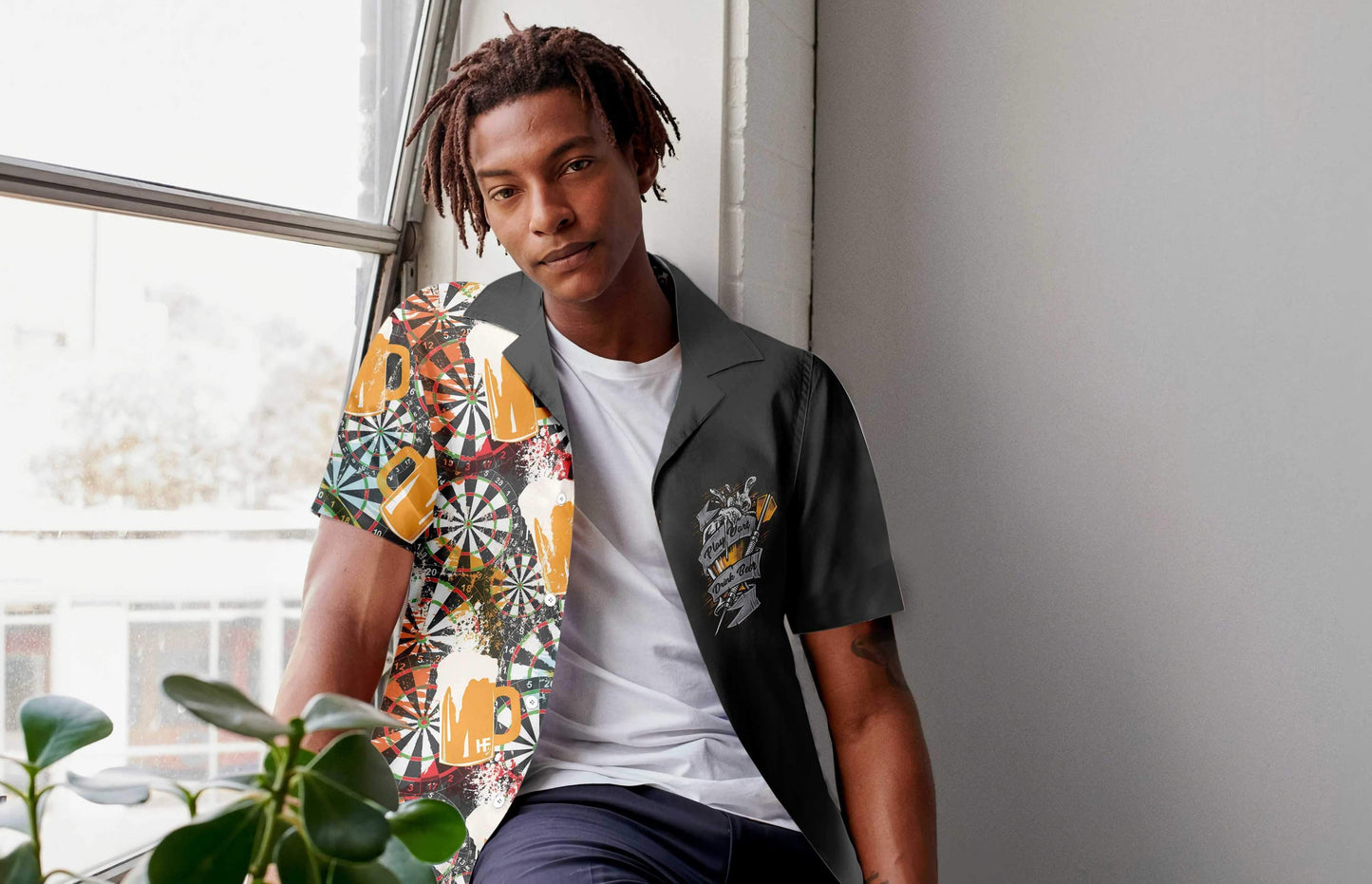 Déanaimis Darts a Imirt Agus Beoir a Dhearadh Léine Haváís, Bronntanas Léine Haváíais, Bronntanas Nollag