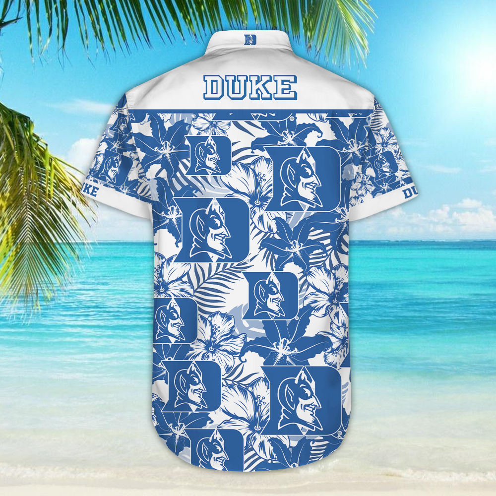 Duke Blue Devils Hawaiian Shirt_Hawaiian Shirt Gift, Christmas Gift