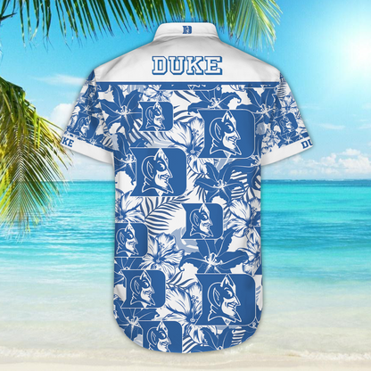 Duke Blue Devils Hawaiian Shirt_Hawaiian Shirt Gift, Christmas Gift