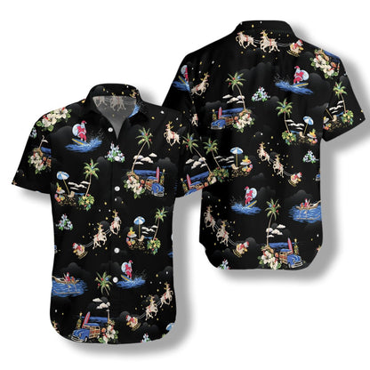 Nollaig Shona Daidí na Nollag Cúlra Gan uaim Dearadh Léine Haváís, Bronntanas Léine Haváís, Bronntanas Nollag