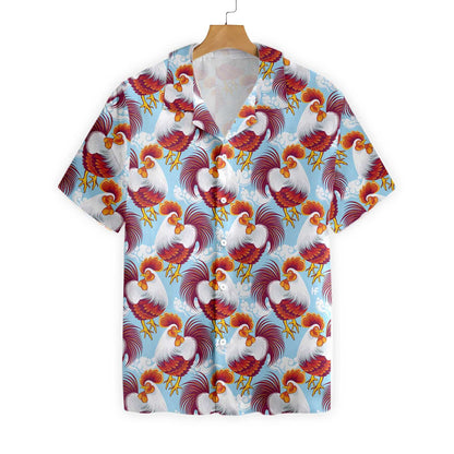 On The Farm Beautiful Chickens Hawaiian Shirt,Hawaiian Shirt Gift, Christmas Gift