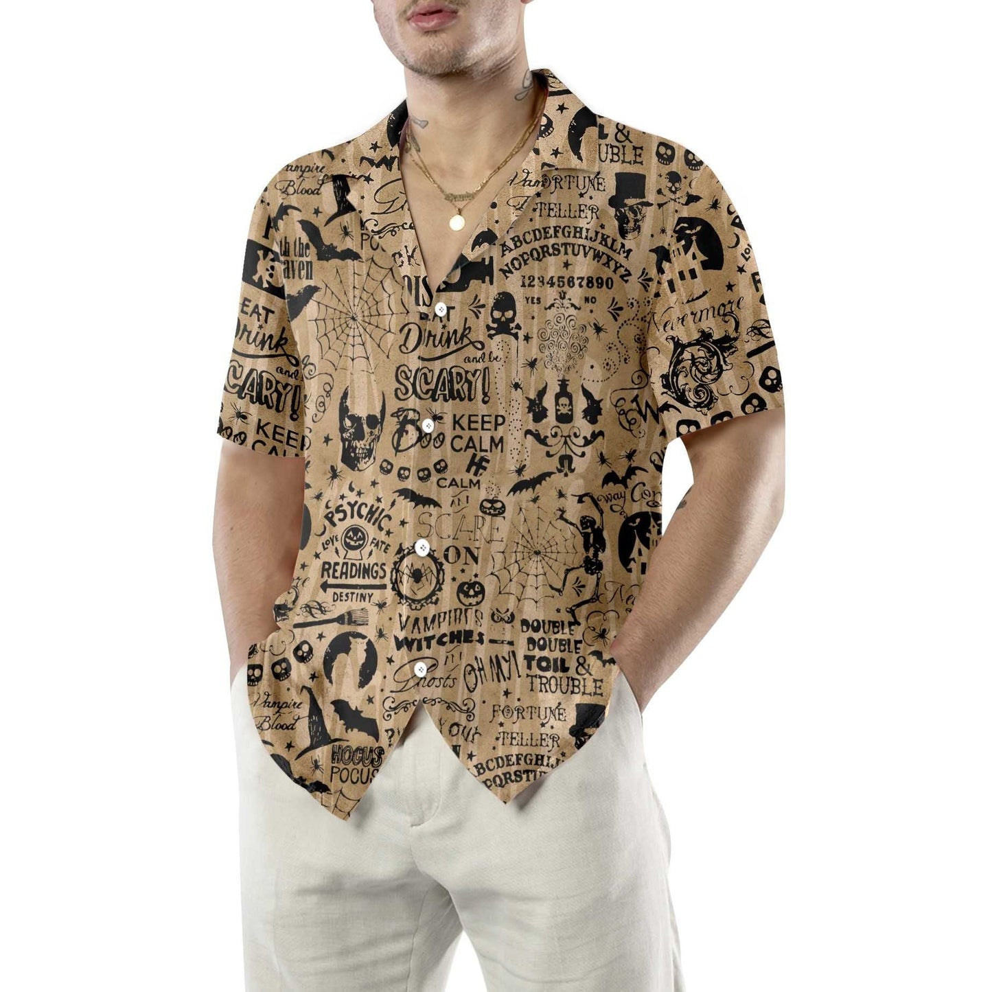 Léine Ouija Oíche Shamhna D'Fhir Léine Haváíais, Haváise Don Bronntanas