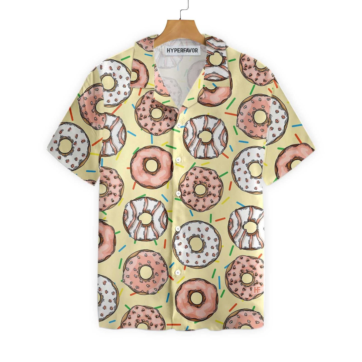 Donut An bhfuil Mo Shaol Ar Dhearadh Buí Éadrom Léine Haváís, Bronntanas Léine Haváíais, Bronntanas Nollag