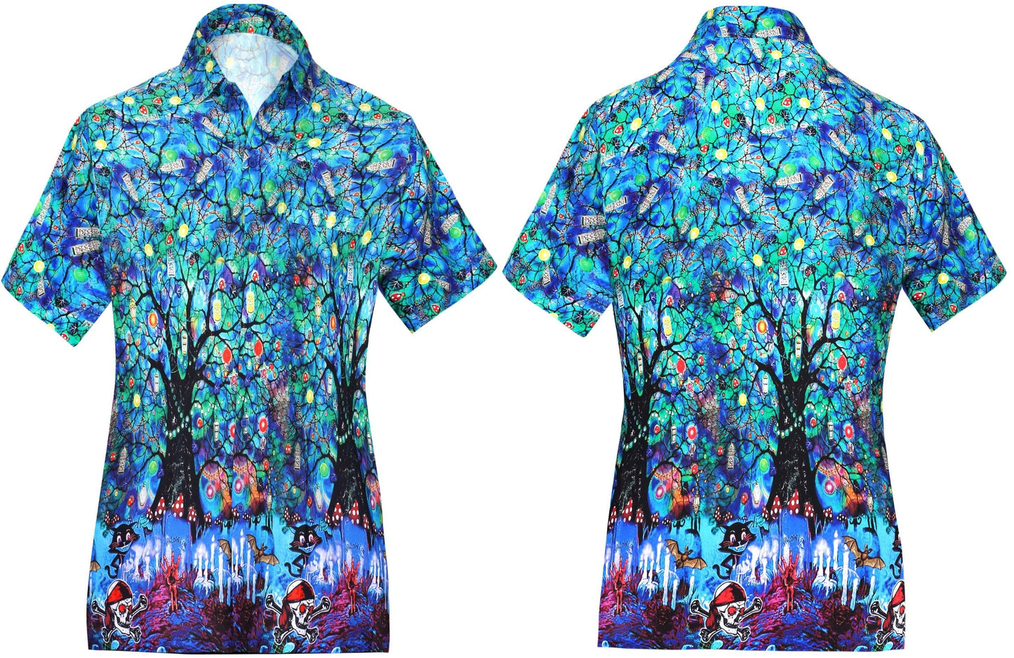 The Night Of The Living Dead Halloween Tropical Hawaiian Shirt, Hawaiian Shirt Gift, Christmas Gift