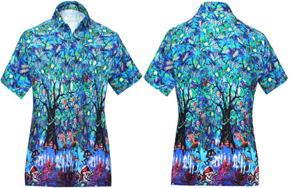 The Night Of The Living Dead Halloween Tropical Hawaiian Shirt, Hawaiian Shirt Gift, Christmas Gift