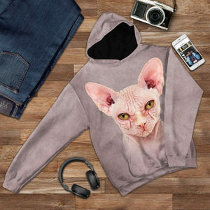 3D Sphynx Cat Tshirt Hoodie Apparel