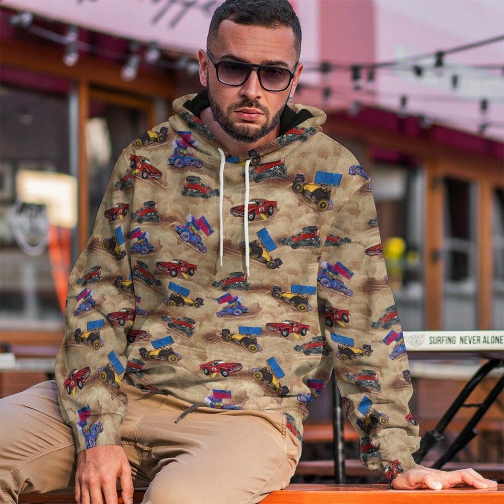 3D DIRT Track Racing Custom Tshirt Hoodie Apparel