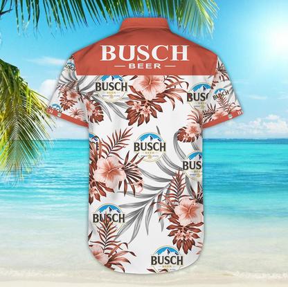 Busch Beer Hawaiian Shirt â€“ Dnstyles,Hawaiian Shirt Gift, Christmas Gift