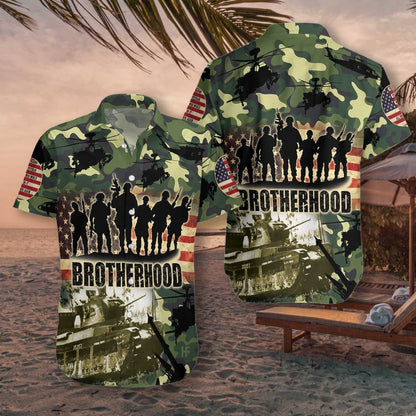 Go raibh maith agat As Do Dhearadh Duaithníochta Bráithreachas Brave Léine Haváís, Bronntanas Léine Haváís, Bronntanas Nollag