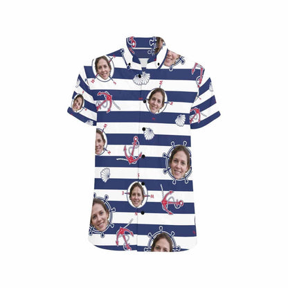 Blue Stripes Pink Ancaire Grianghraf Saincheaptha Léine Haváís, haváíais Don Bronntanas